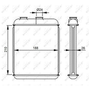 NRF Heater Matrix Core Heat Exchanger 53215