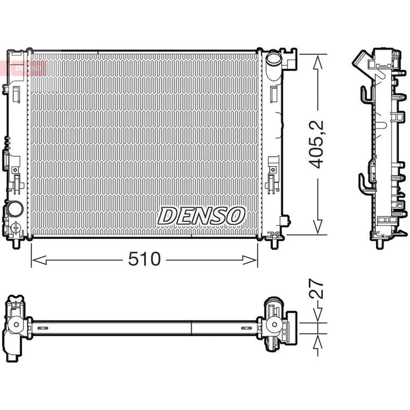 Denso Engine Radiator DRM46076
