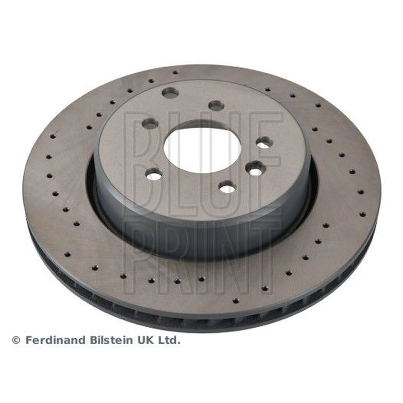Blue Print 2 x Perforated/Vented Rear Brake Discs ADT343304