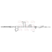 Apec Handbrake Cable Right Rear CAB1212