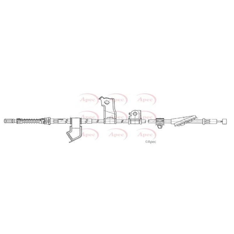Apec Handbrake Cable Right Rear CAB1212