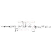 Apec Handbrake Cable Left Rear CAB1214