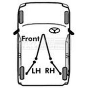 First Line Handbrake Cable Left Rear FKB3261