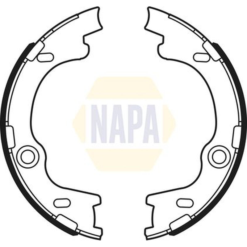 NAPA Parking Brake Shoe Set NBS5039