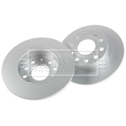 Borg & Beck 2 x Solid Rear Brake Discs BBD4382