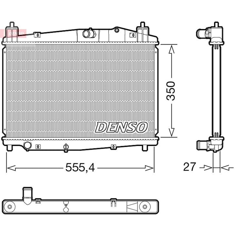 Denso Engine Radiator DRM44046