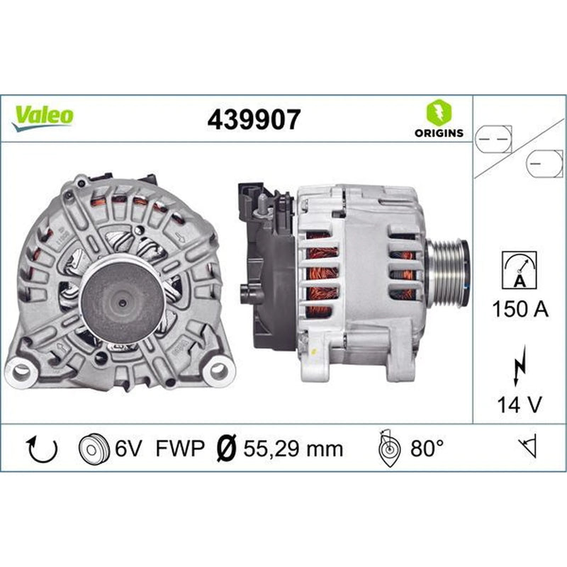 Valeo Car Alternator 12V 439907