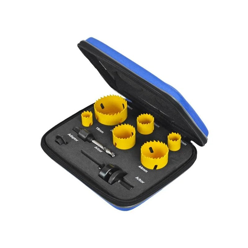 Faithfull Professional Holesaw Kit, 9 Piece - FAIHSKIT