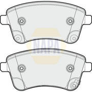 NAPA Front Brake Pad Set NBP1234