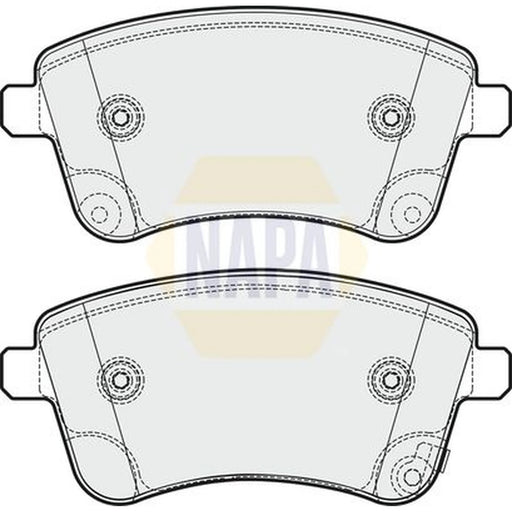 NAPA Front Brake Pad Set NBP1234