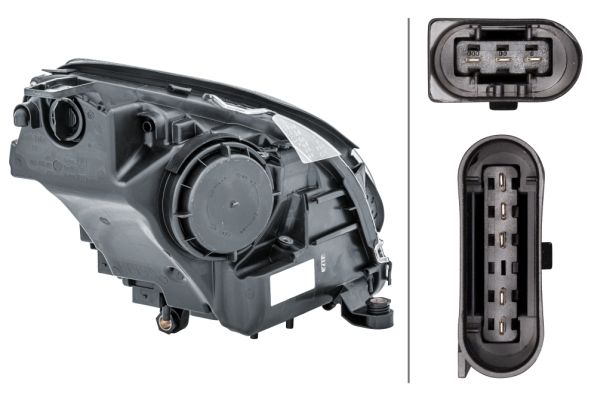 Hella Headlight Headlamp H7/H7 Left