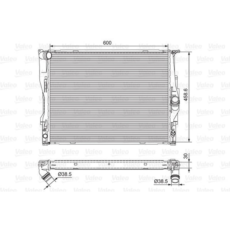 Valeo Engine Radiator 701542