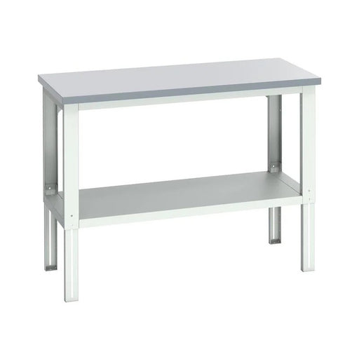 Bott Cubio Adjustable Bench with Shelf, Laminate Top 1500 x 750mm - 41003677.16V