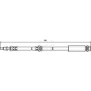 Apec Brake Hydraulic Hose Line Front HOS3396