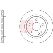 Apec 2 x Front Brake Discs DSK3150