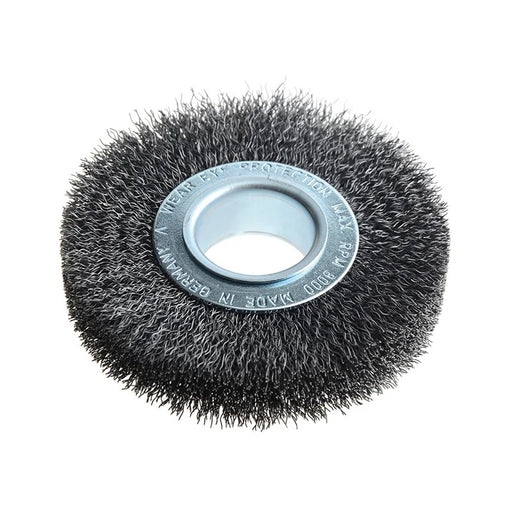 Lessmann Wheel Brush D100mm x W20-22 x 30 Bore Steel Wire 0.30 + Adaptors Set 1