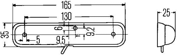Hella 2JA 001 330-001 Interior Light