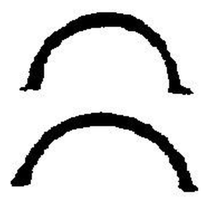 BGA Oil Sump Gasket Set Wide Thick OK6381
