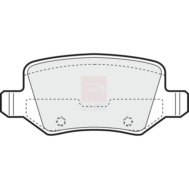 Apec Rear Brake Pad Set PD3151