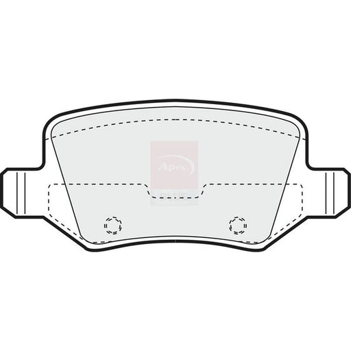 Apec Rear Brake Pad Set PD3151