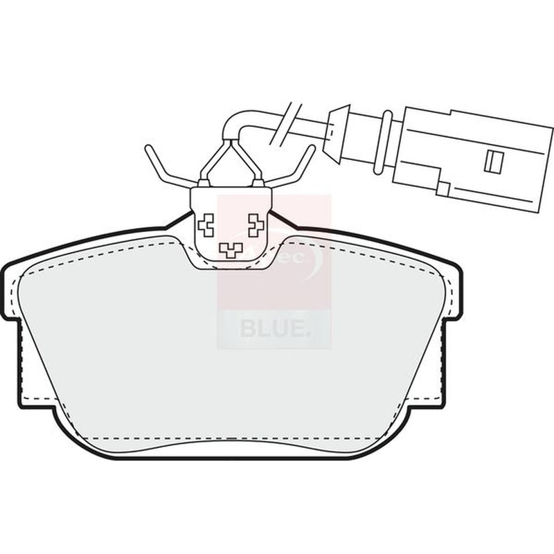 Apec Rear Brake Pad Set PD3147