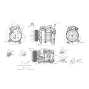 Hella Air Conditioning Compressor 8FK 366 200-741