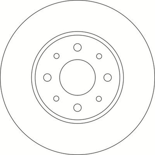 Abtex 2 x Solid Rear Brake Discs BD1480S
