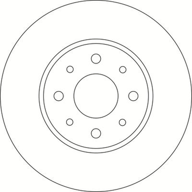 Abtex 2 x Solid Rear Brake Discs BD1480S