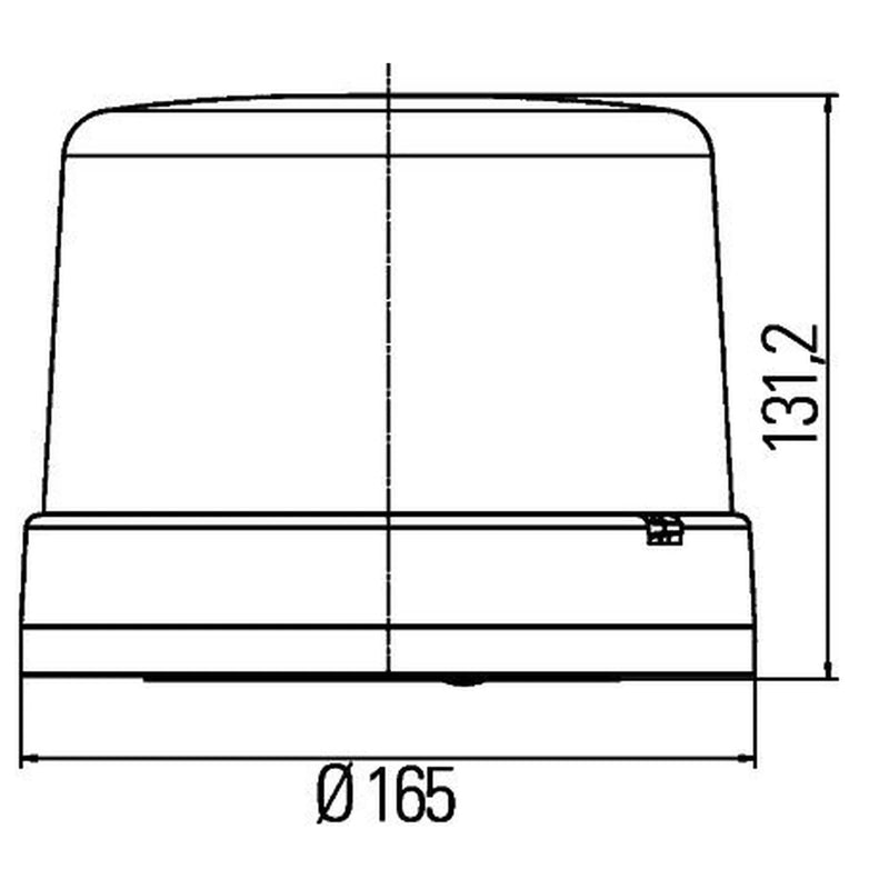 Hella Rotating Beacon Wide High 2RL 011 484-121