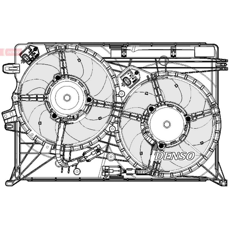Denso Engine Cooling Fan DER09075