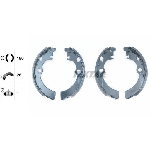 Textar Brake Shoe Set Axle Kit 91051400