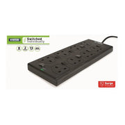Status International® Individually Switched Extension Lead 240V 8-Gang 13A Black
