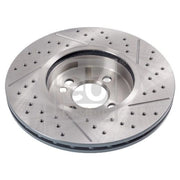 Febi 2 x Perforated/Vented Front Brake Discs 43954