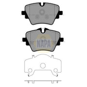 NAPA Front Brake Pad Set NBP1944