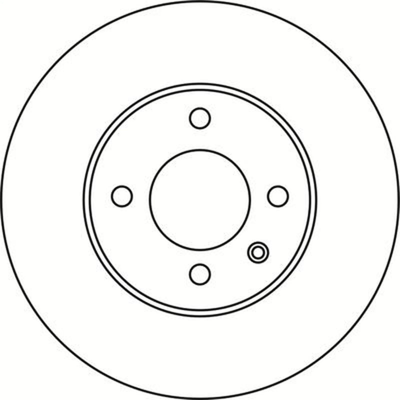 Abtex 2 x Vented Front Brake Discs BD1889V
