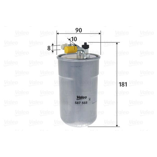 Valeo Fuel Filter Element 587568