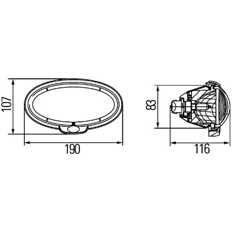 Hella Worklight High 1GB 996 186-061