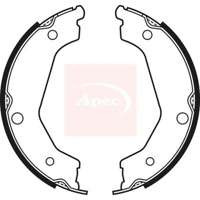 Apec Parking Brake Shoe Set SHU703