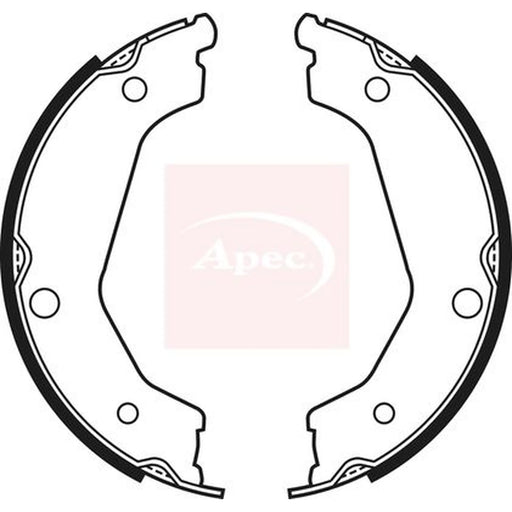 Apec Parking Brake Shoe Set SHU703