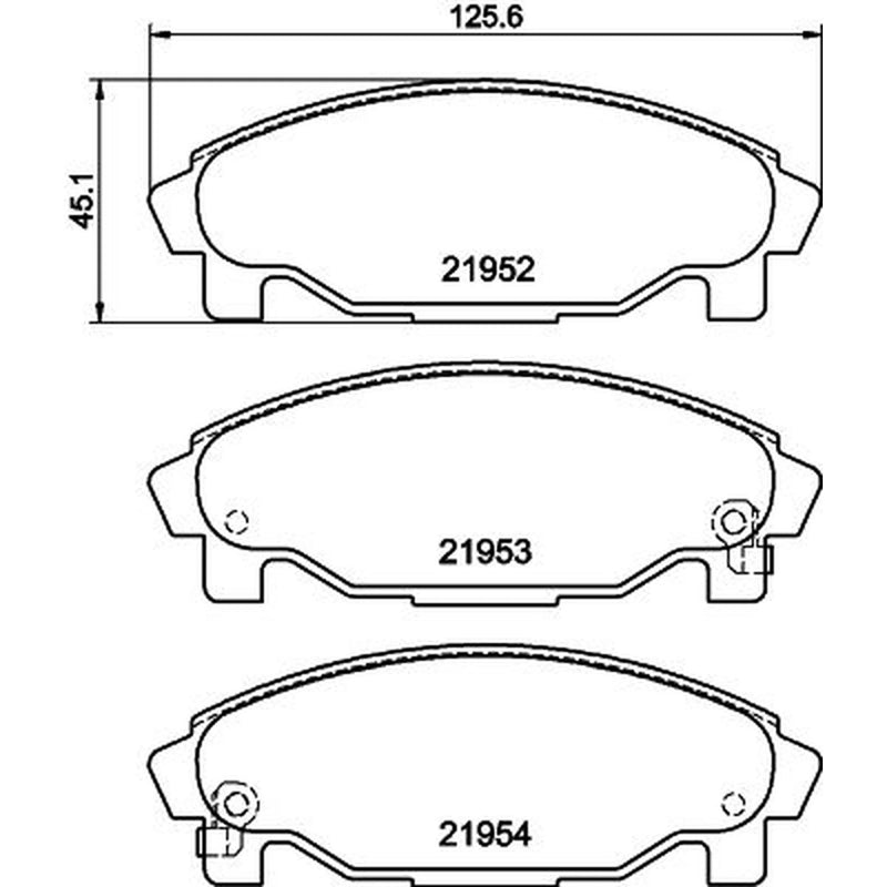 Mintex Front Brake Pad Set MDB1862