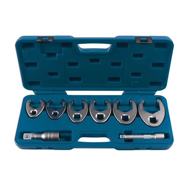 Laser Tools Crows Foot Wrench Set 1/2"D, 3/4"D 8pc - PL
