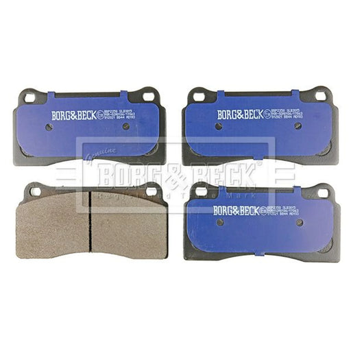 Borg & Beck 4 x Front Brake Pad Set BBP2358