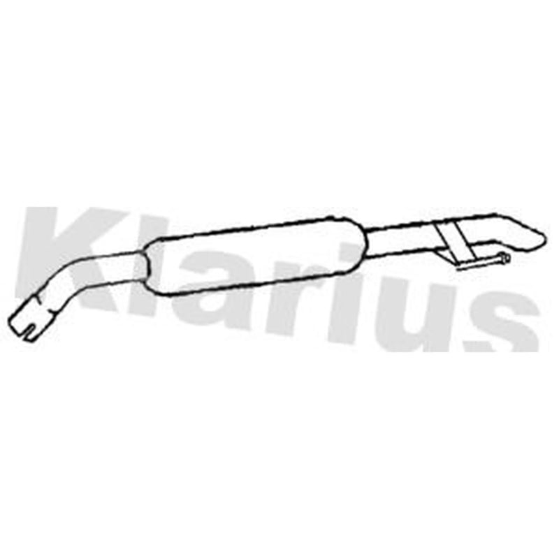 Klarius Box With Tail Pipe Rear CN747T