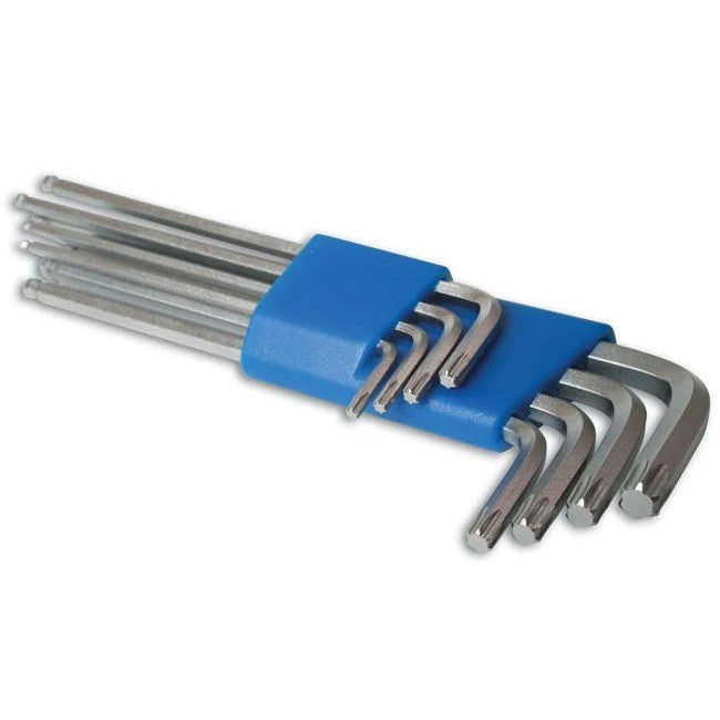 Laser Tools Ball-Ended Hex & Star Key Set 8pc - PL