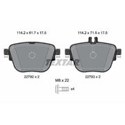 Textar Rear Brake Pad Set 2279201