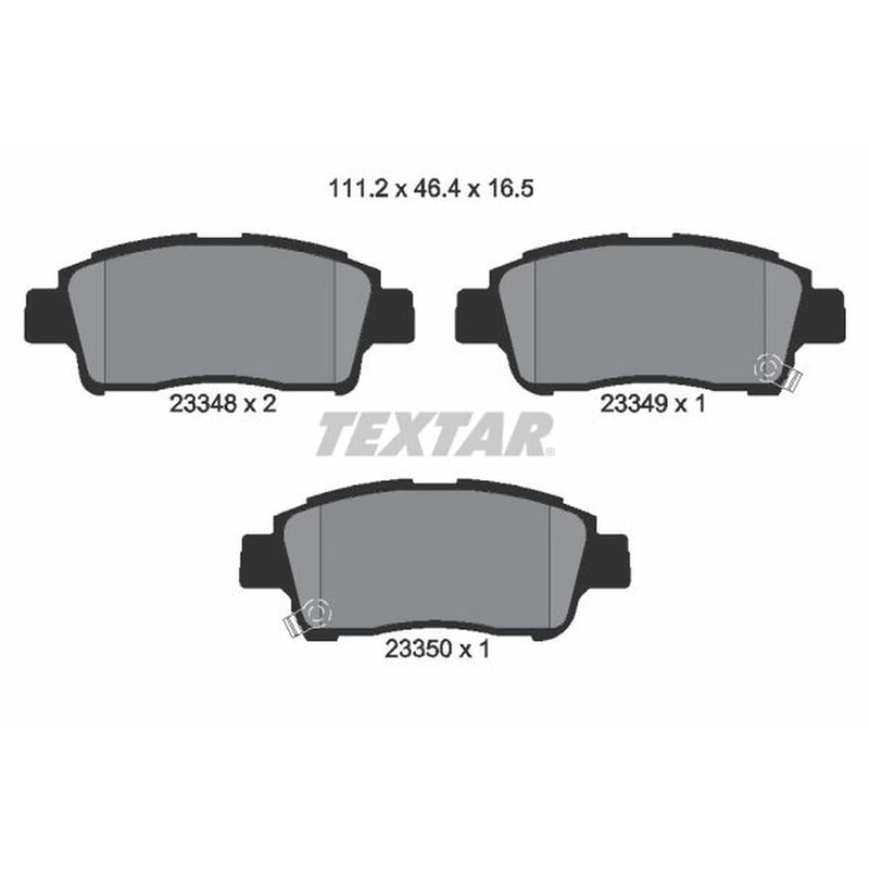 Textar Front Brake Pad Set 2334803