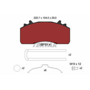 Textar Rear Brake Pad Set 2931501
