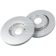 Borg & Beck 2 x Vented Front Brake Discs BBD4481