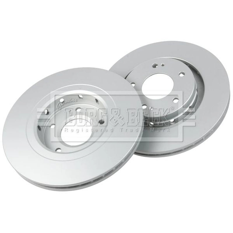 Borg & Beck 2 x Vented Front Brake Discs BBD4481