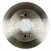 Key Parts 2 x Solid Rear Brake Discs KBD4529